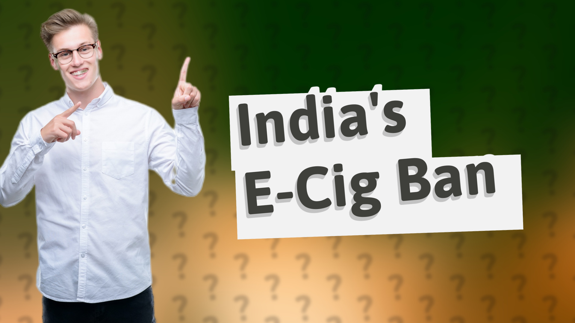 India's E-Cig Ban