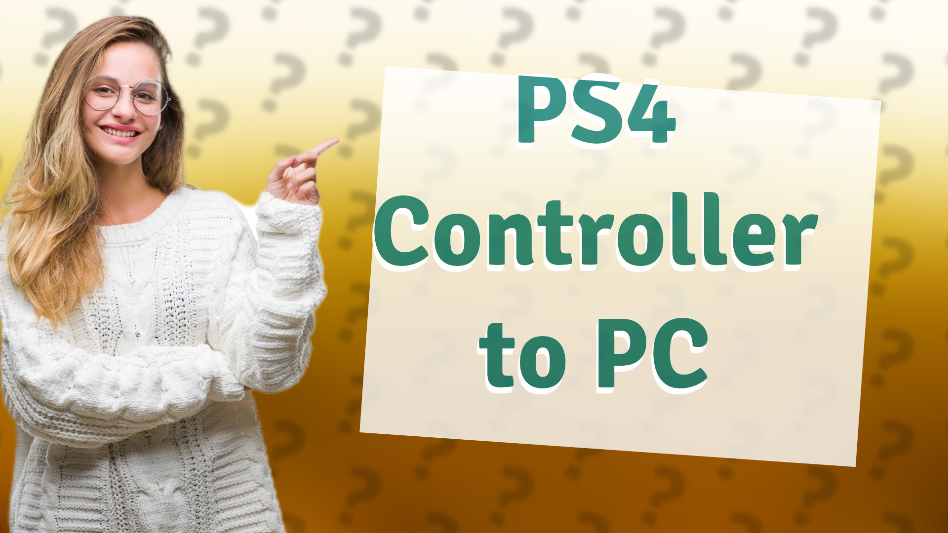 PS4 Controller to PC