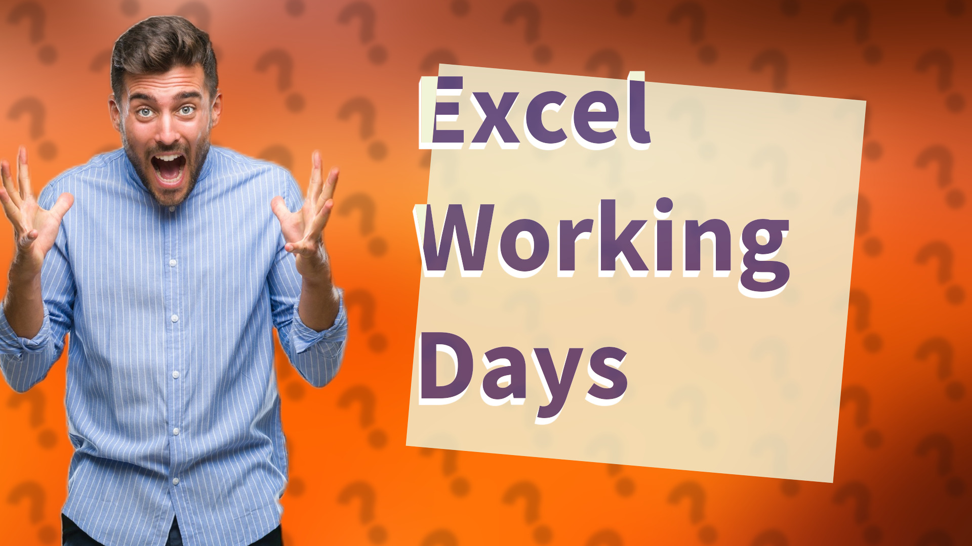 Excel Working Days