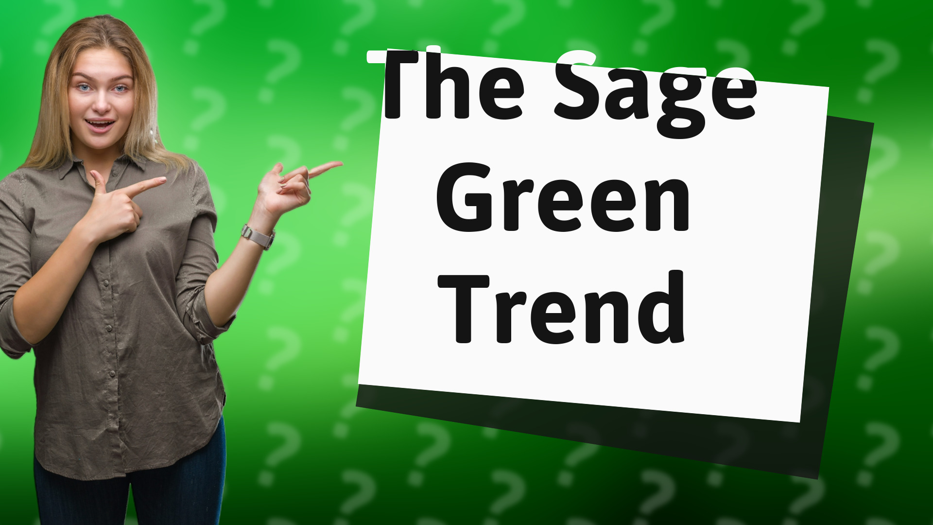 The Sage Green Trend