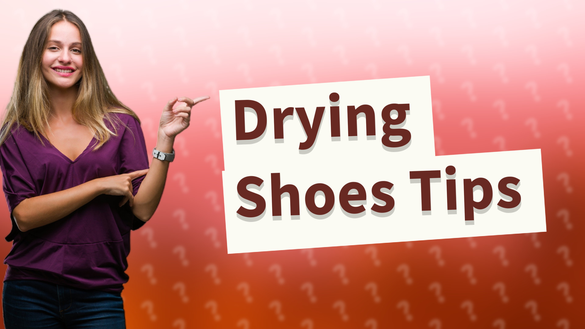 Drying Shoes Tips
