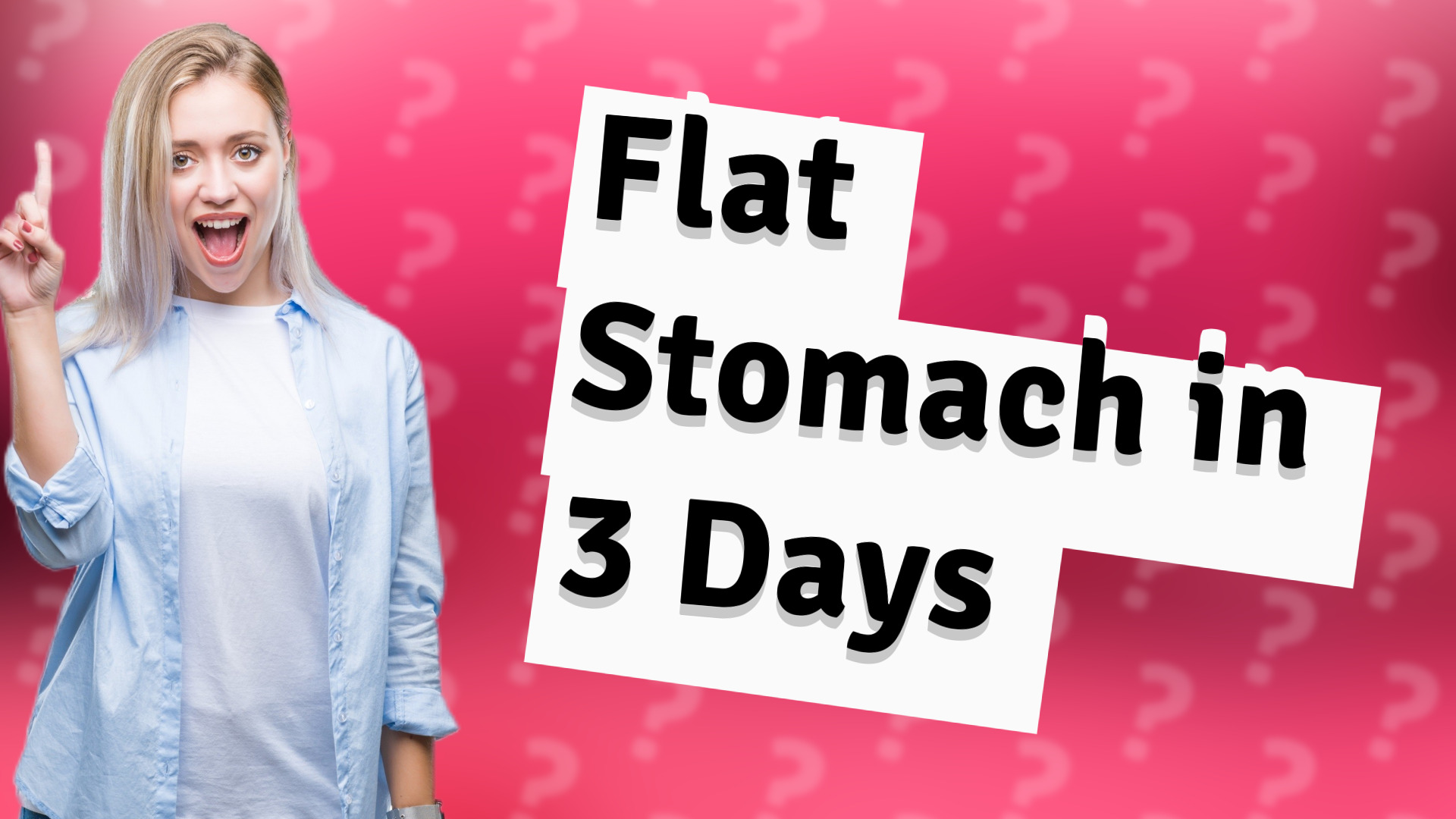 Flat Stomach in 3 Days