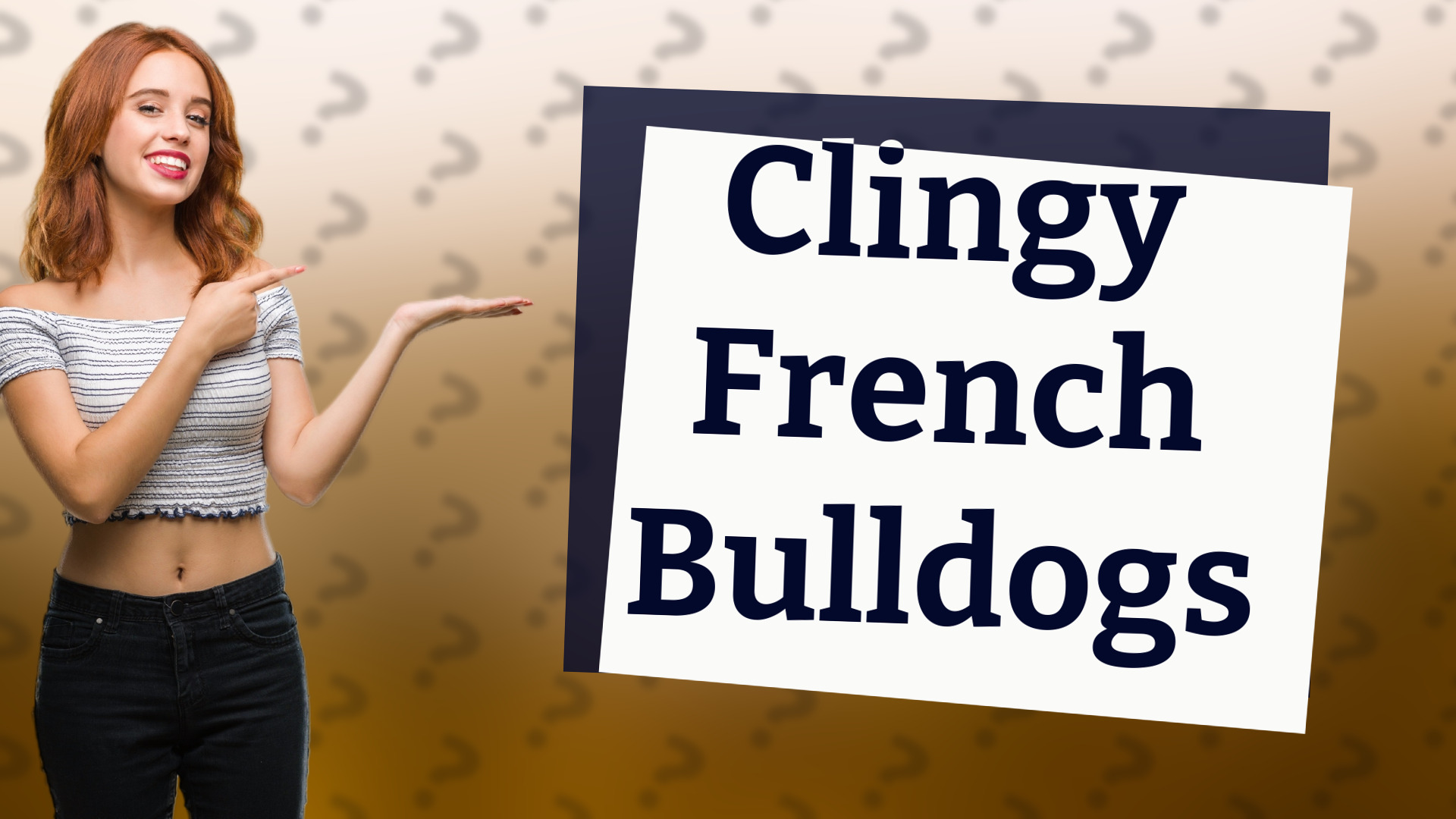 Clingy French Bulldogs