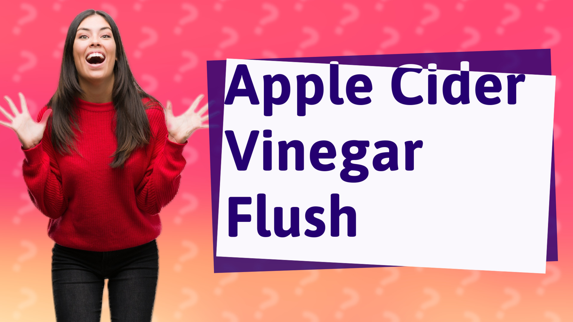 Apple Cider Vinegar Flush