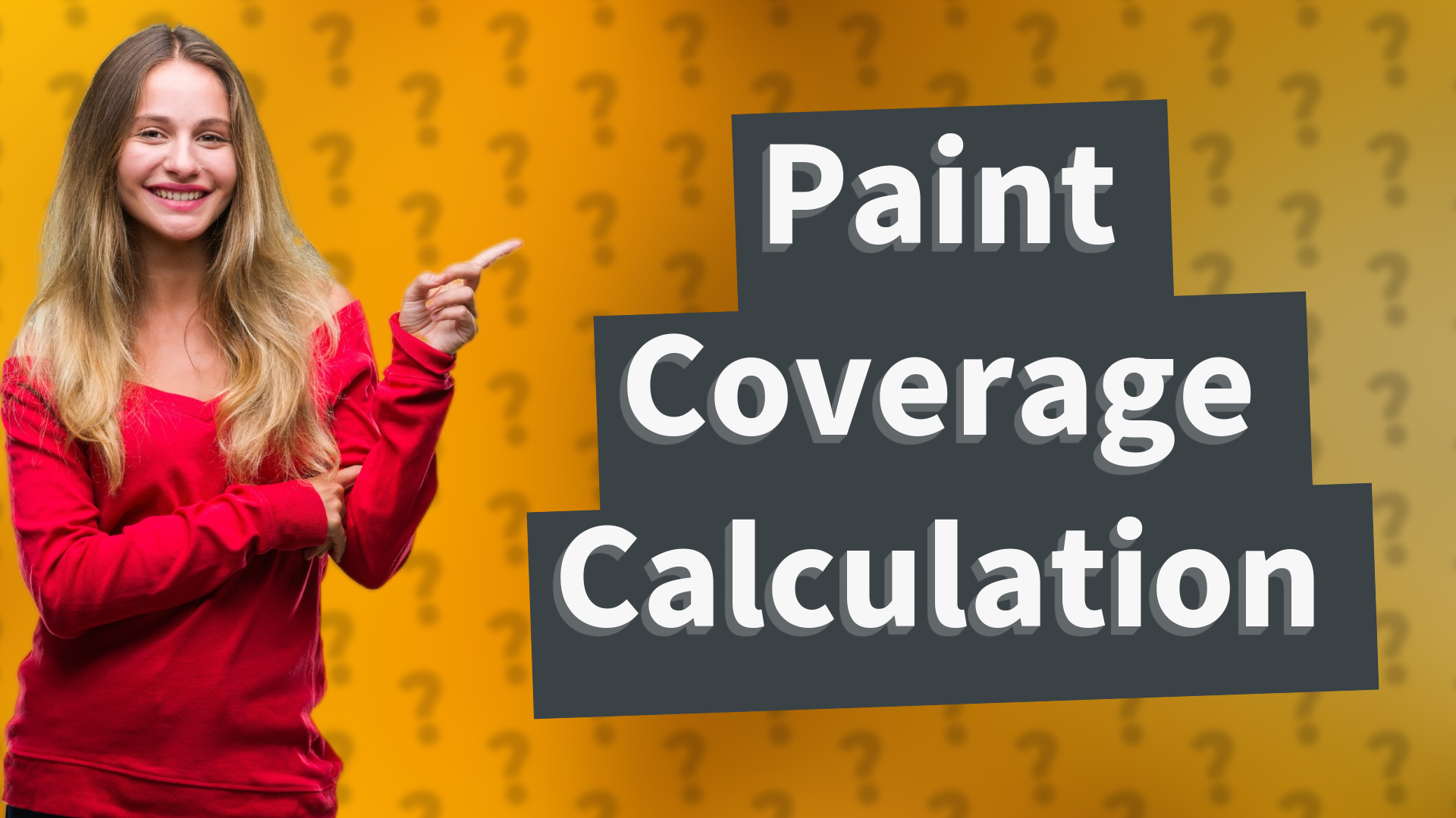 Paint Coverage Calculation