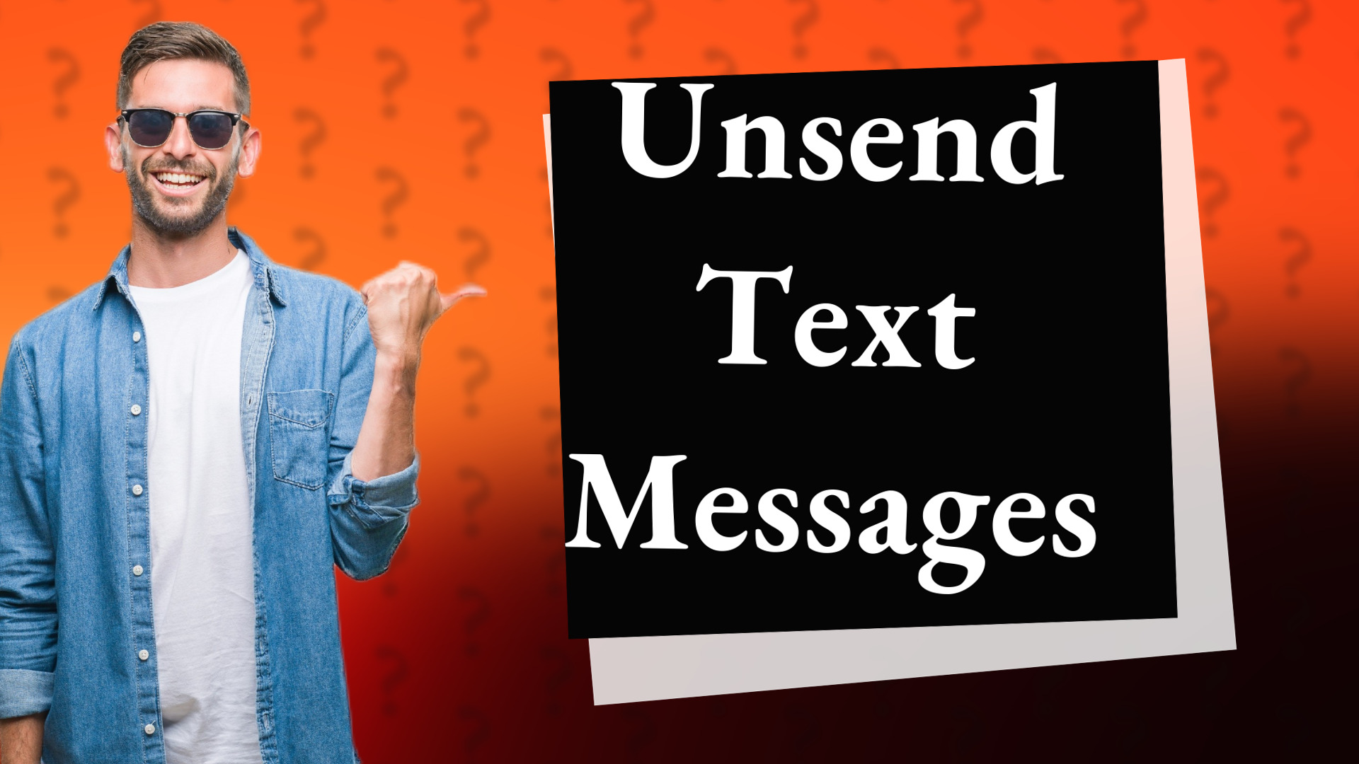 Unsend Text Messages