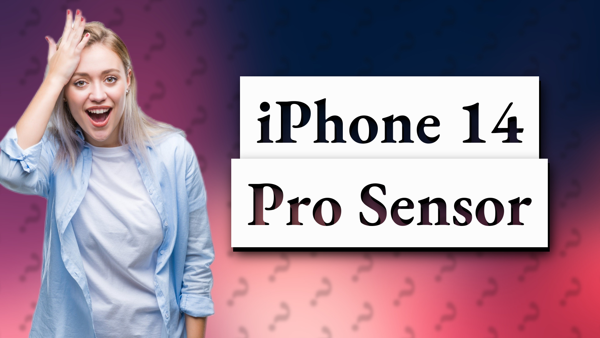 iPhone 14 Pro Sensor