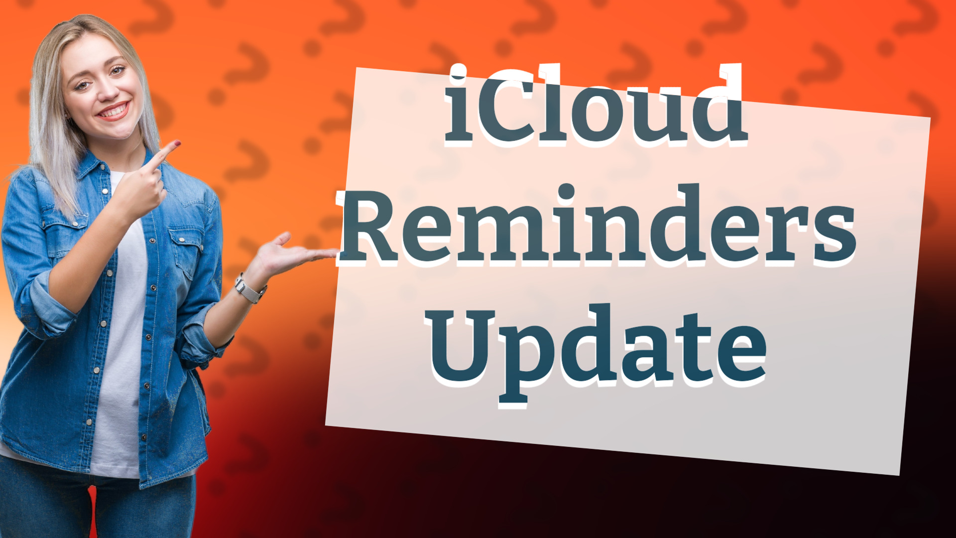 iCloud Reminders Update