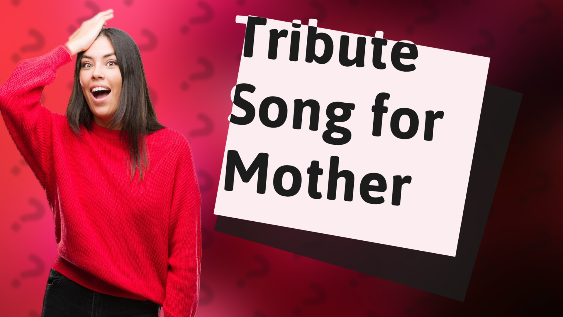 Tribute Song for Mother