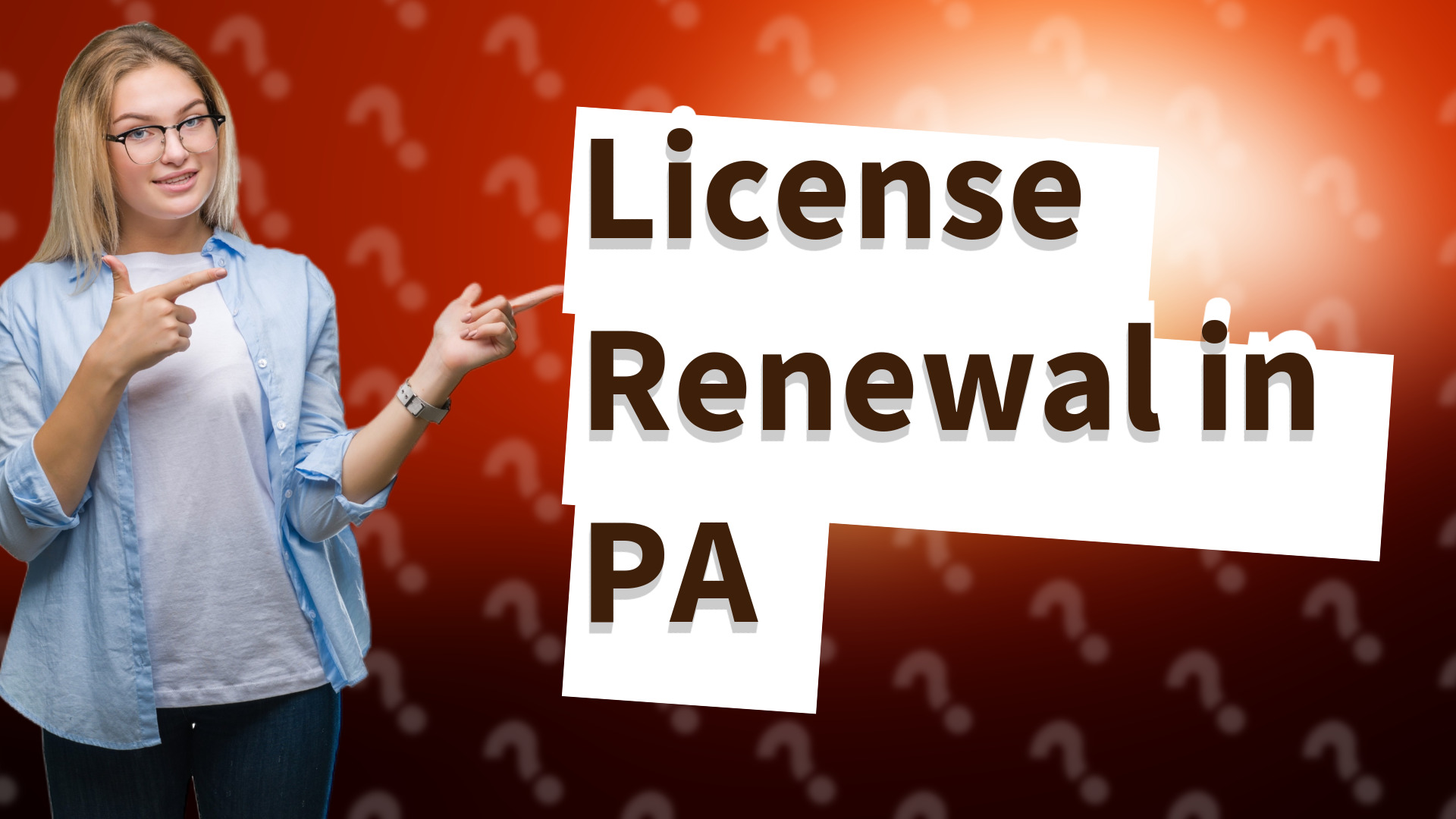 License Renewal in PA