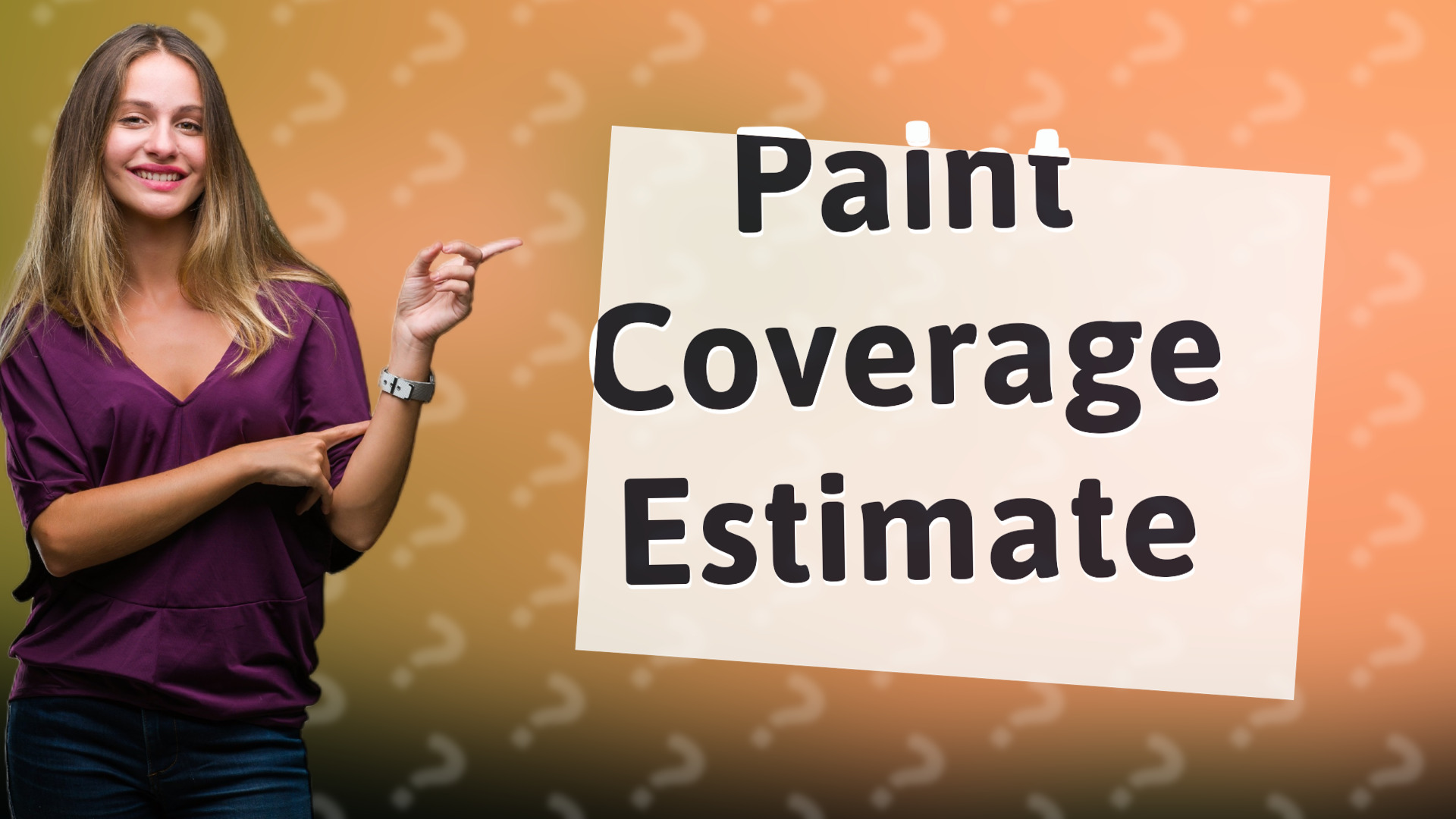 Paint Coverage Estimate