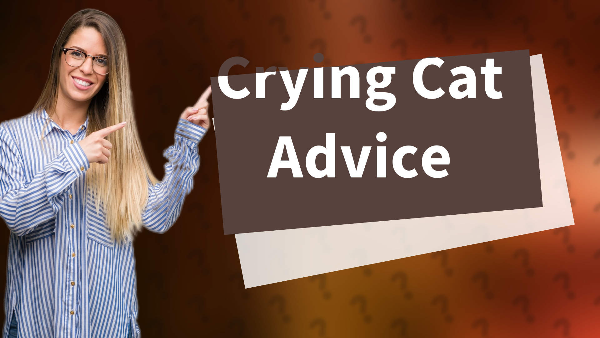 Crying Cat Advice