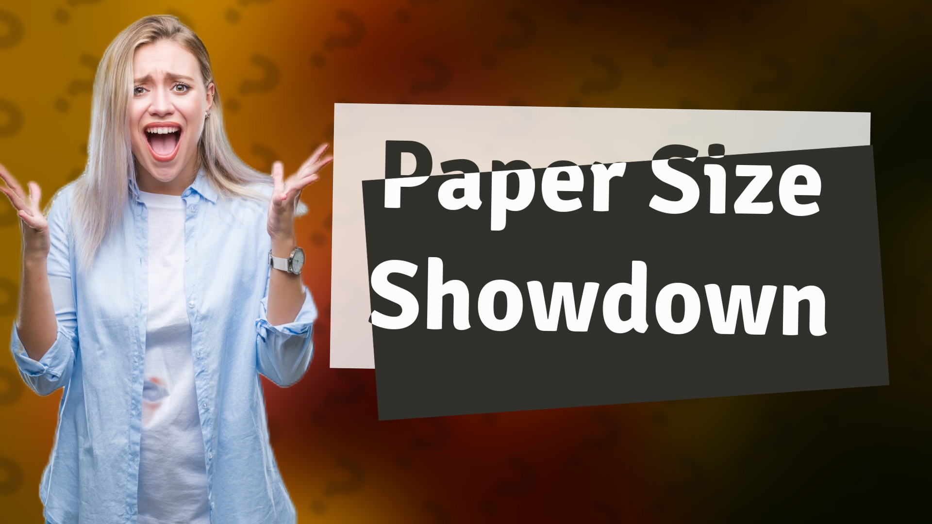 Paper Size Showdown