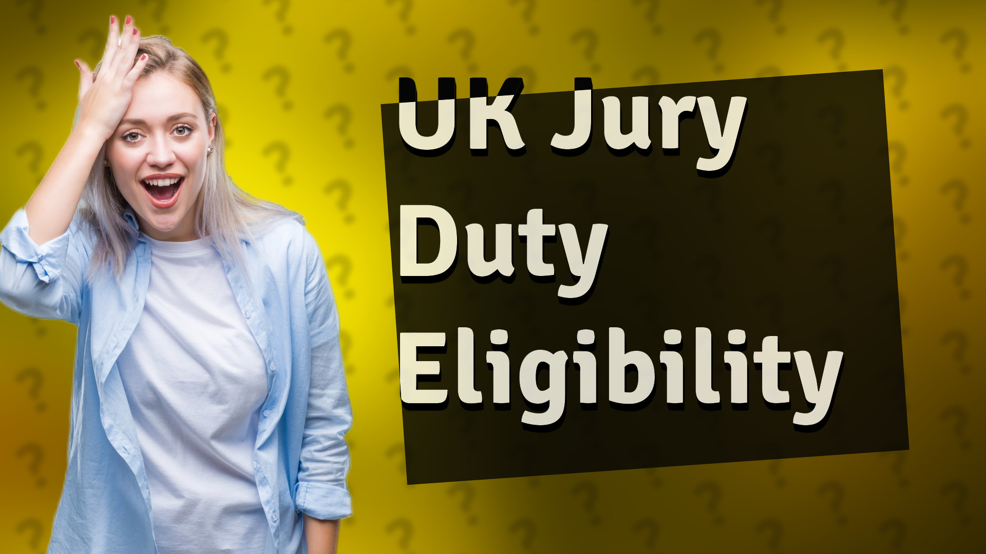 UK Jury Duty Eligibility