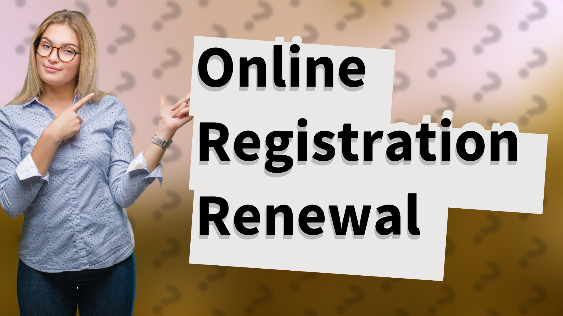 Online Registration Renewal