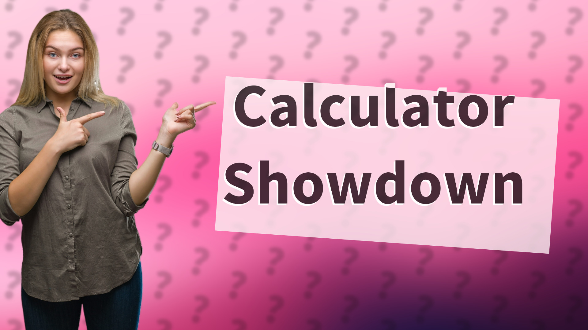Calculator Showdown