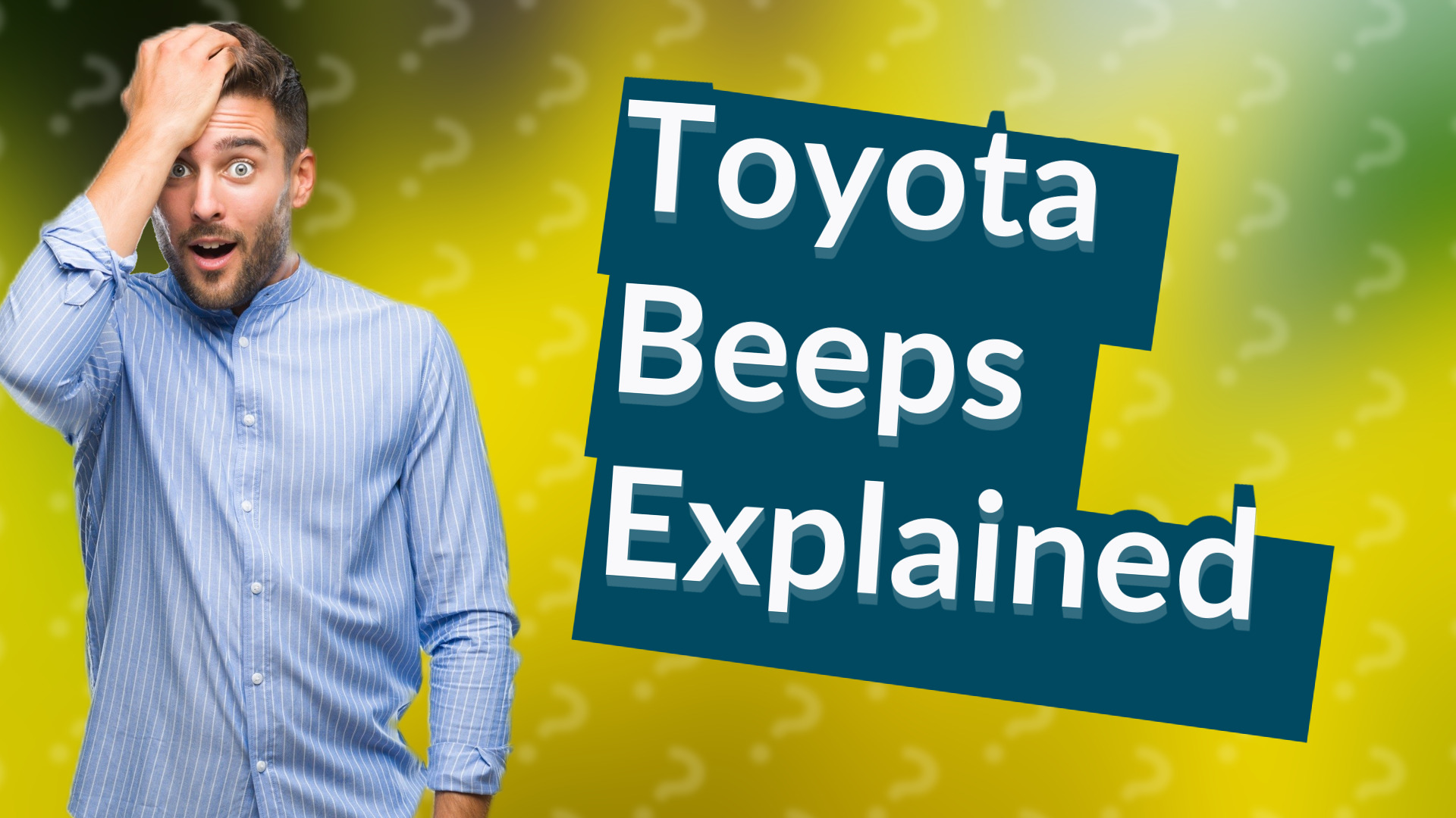 Toyota Beeps Explained