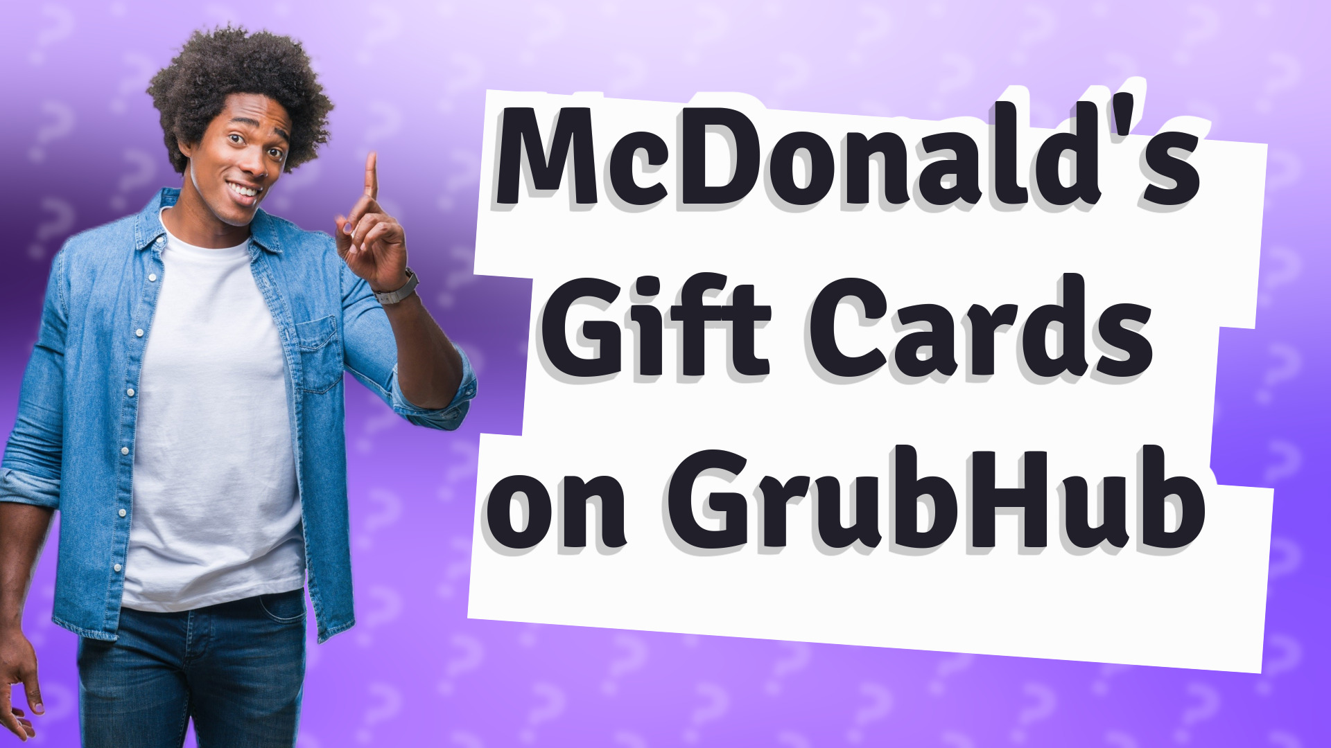 McDonald's Gift Cards on GrubHub