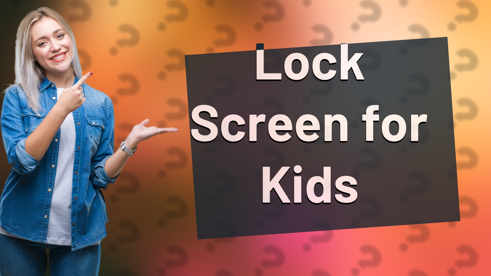 Lock Screen for Kids