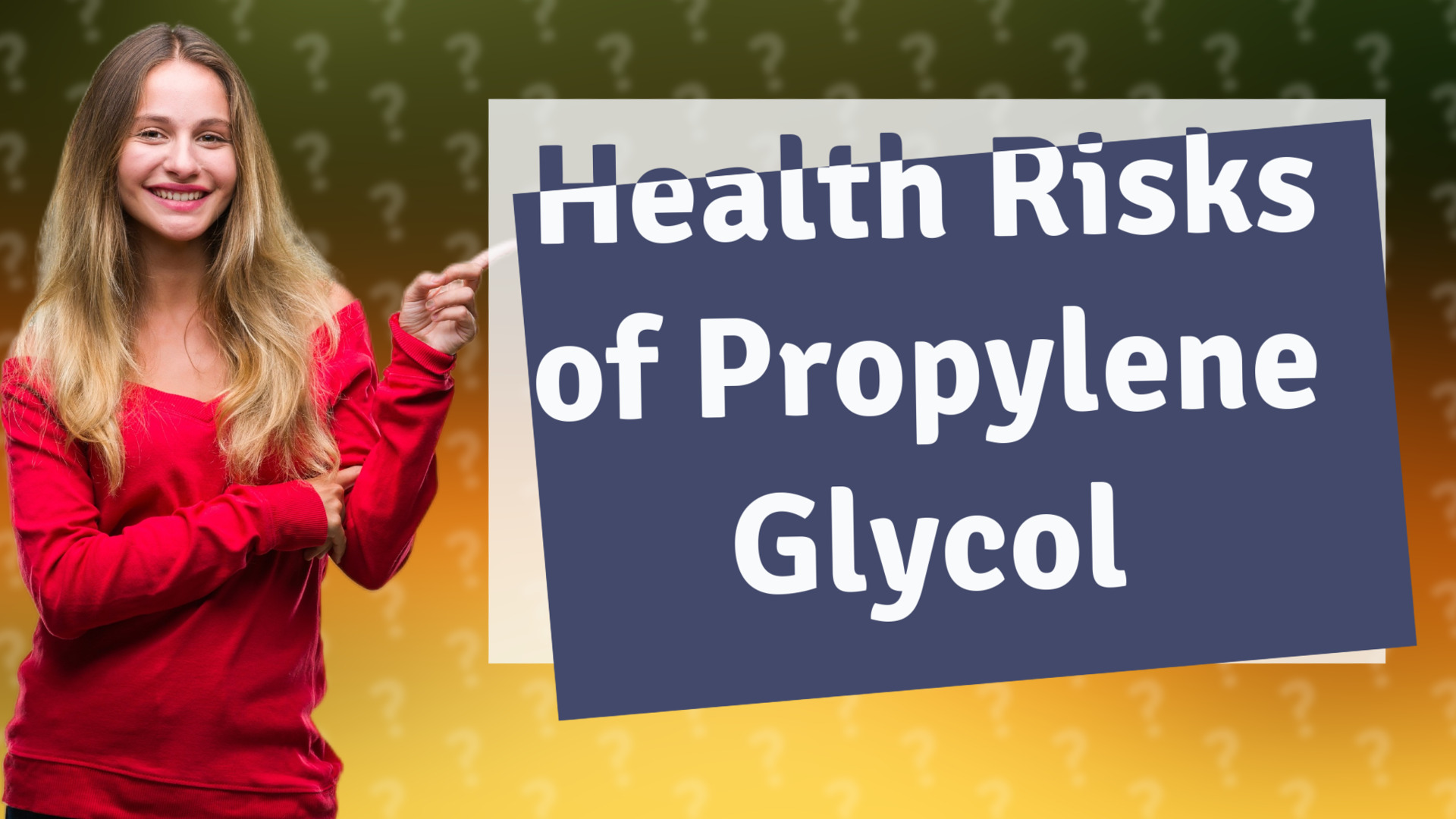 Health Risks of Propylene Glycol
