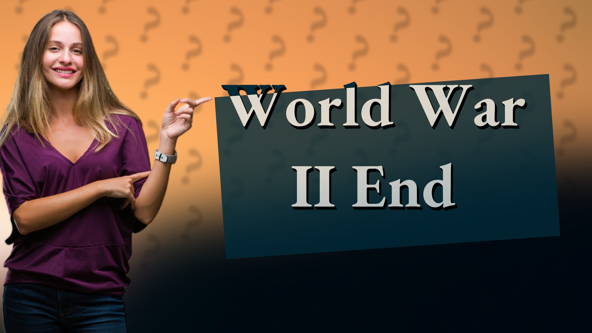 World War II End