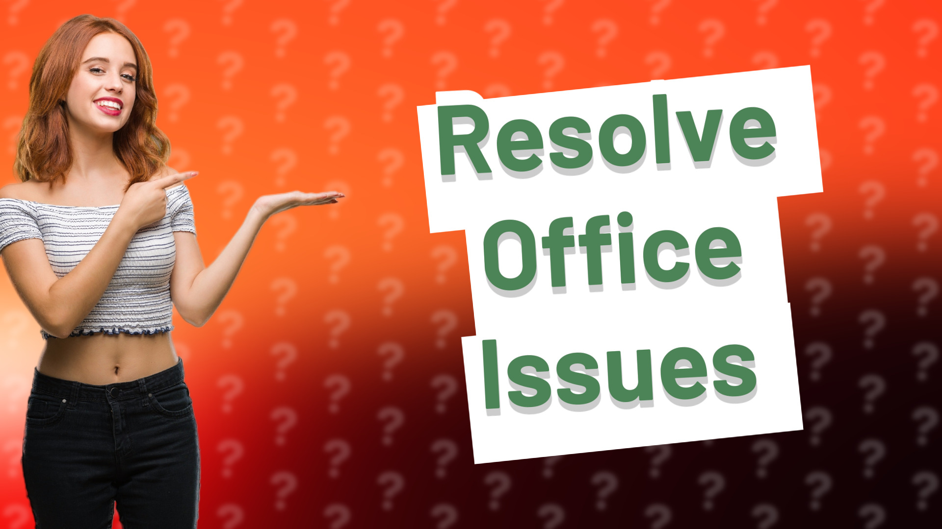 Resolve Office Issues