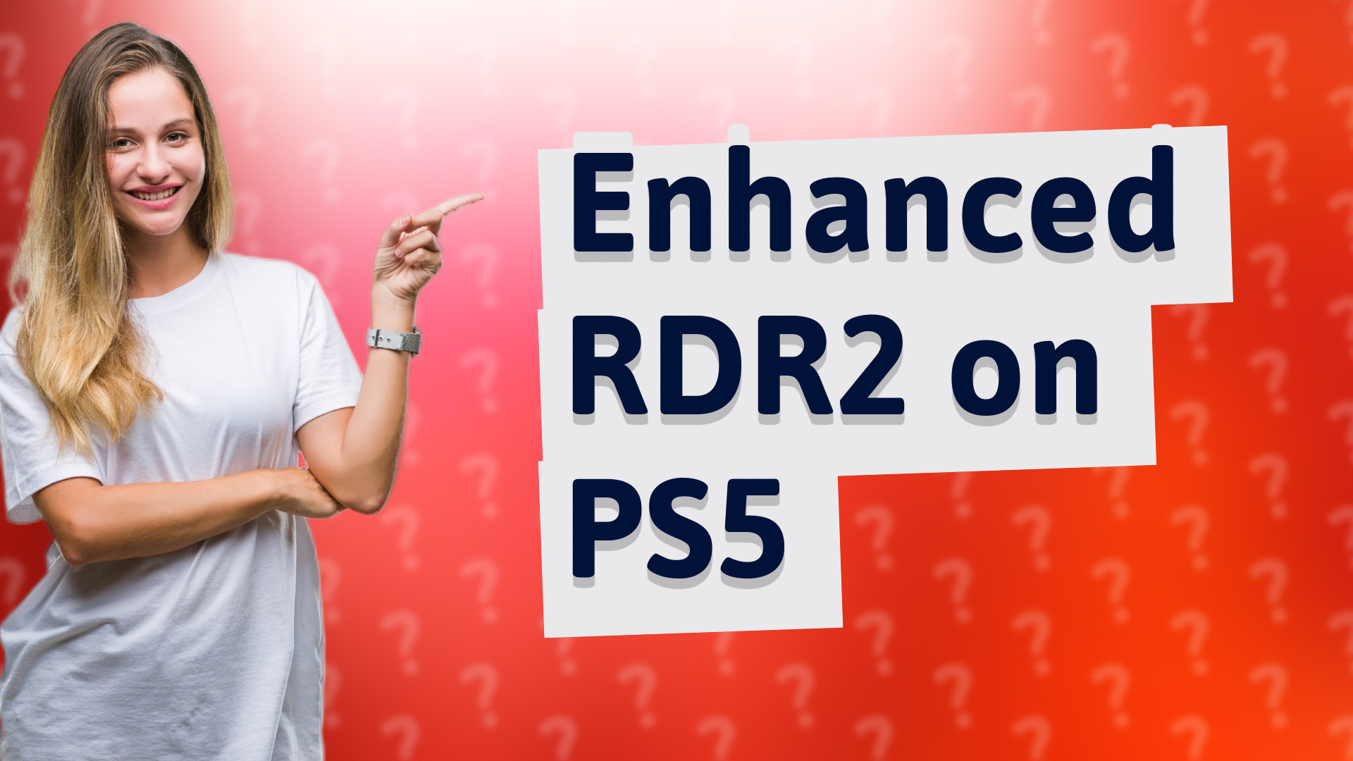 Enhanced RDR2 on PS5