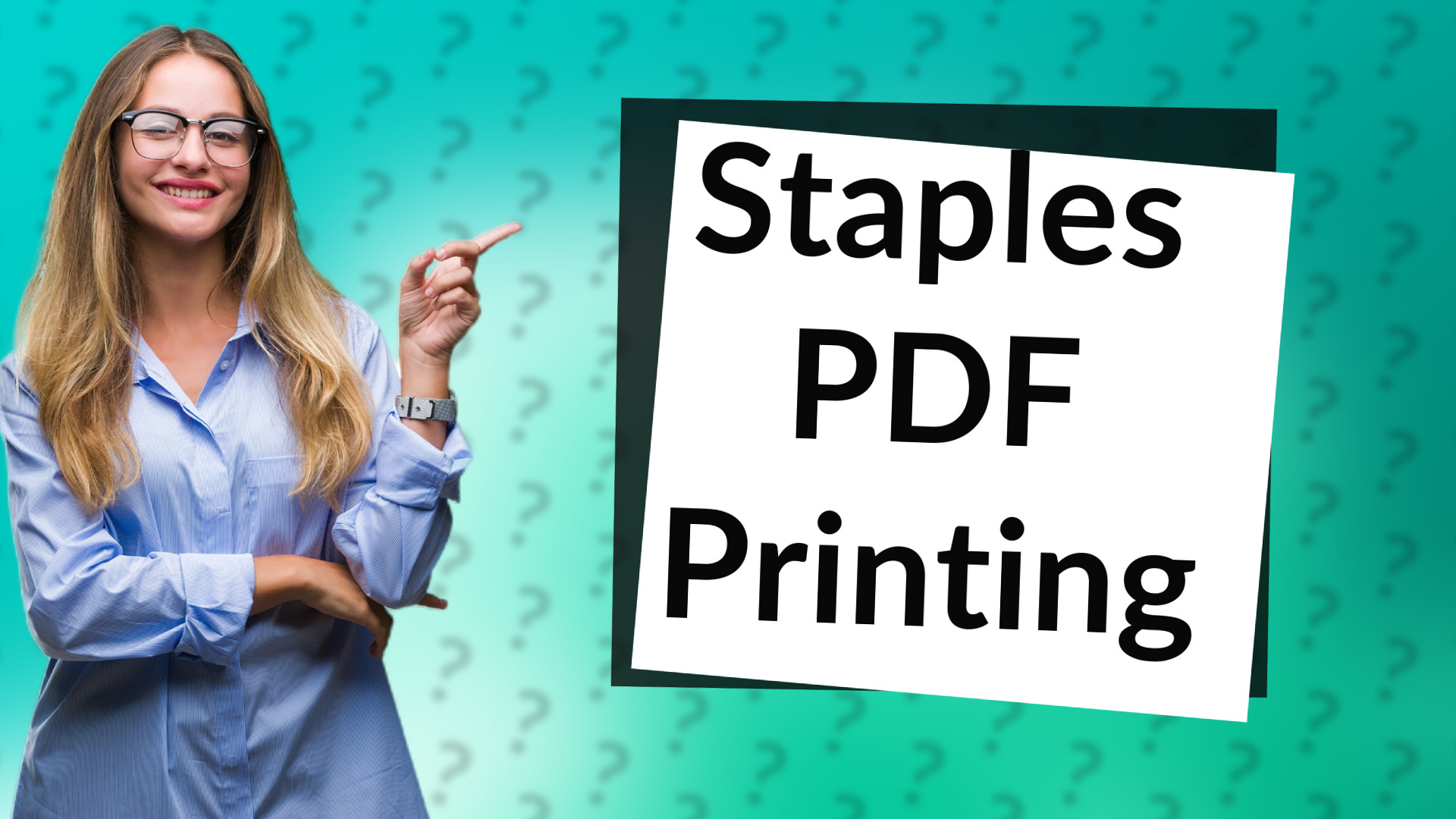 Staples PDF Printing
