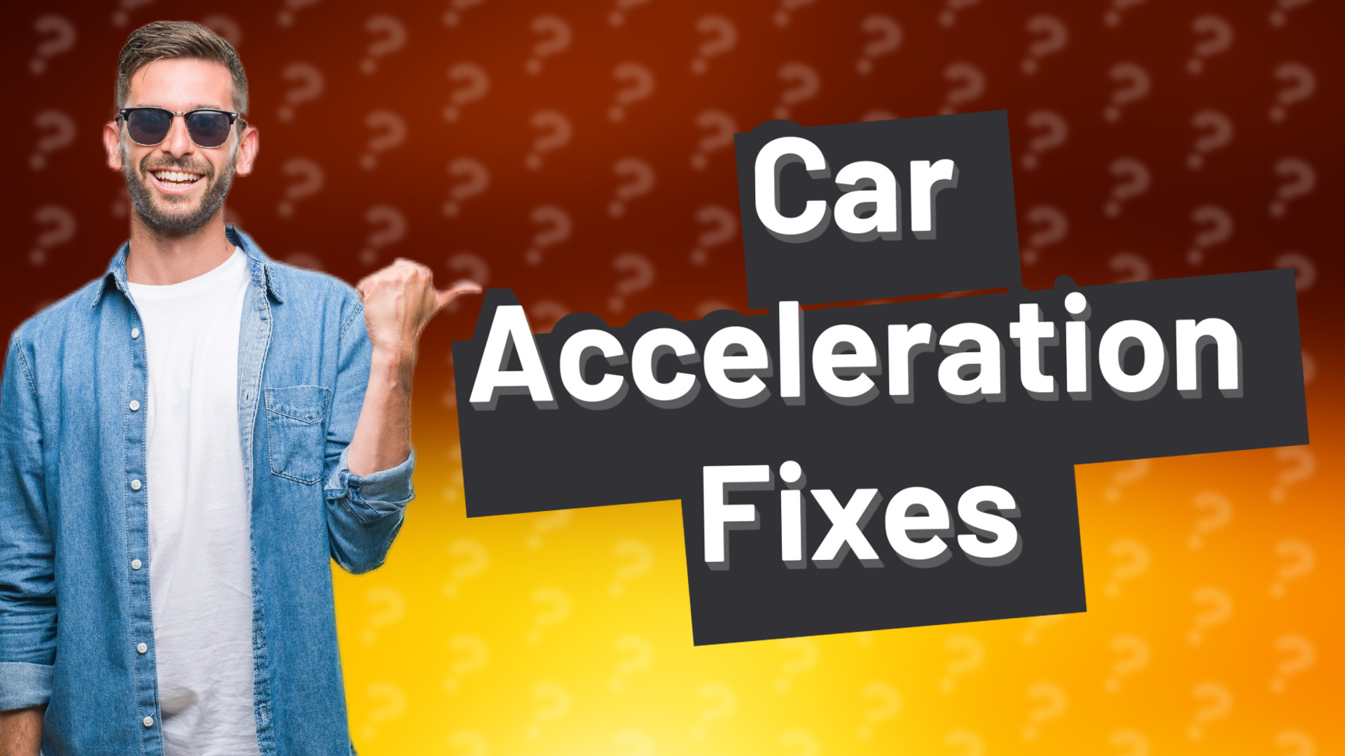 Car Acceleration Fixes