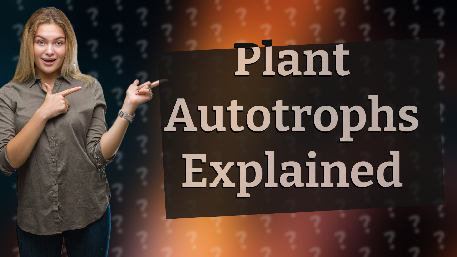 Plant Autotrophs Explained