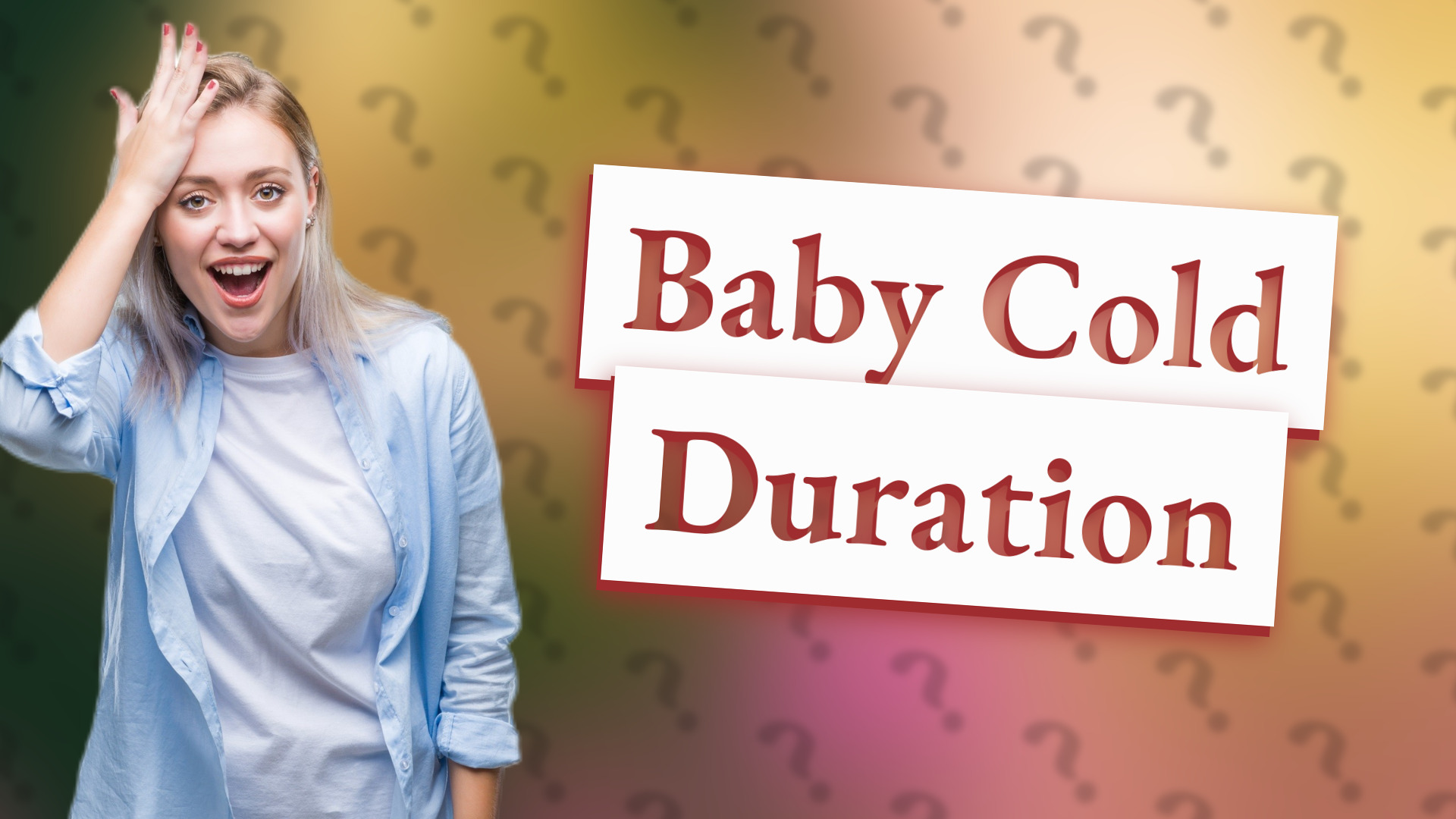 Baby Cold Duration