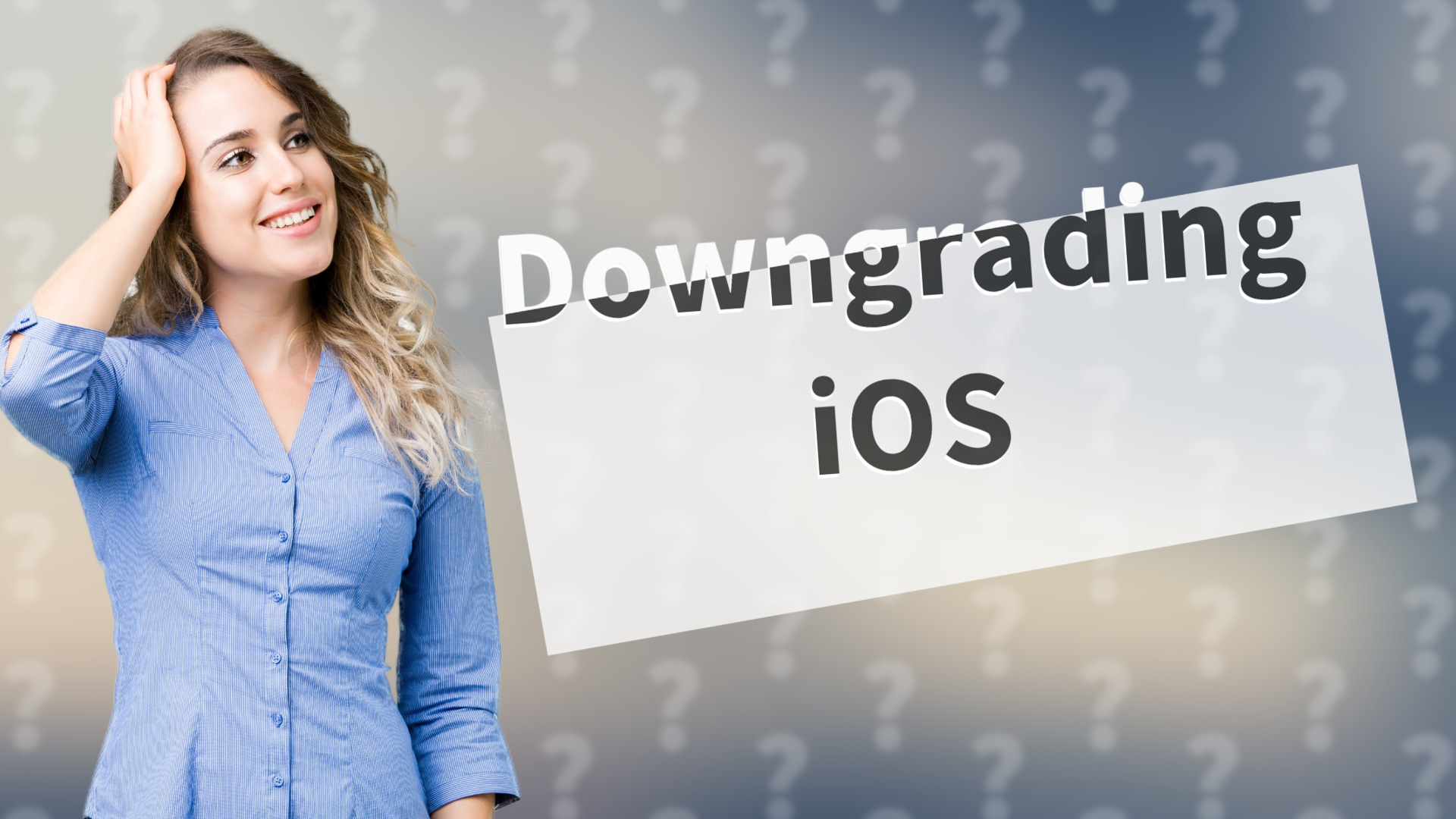 Downgrading iOS