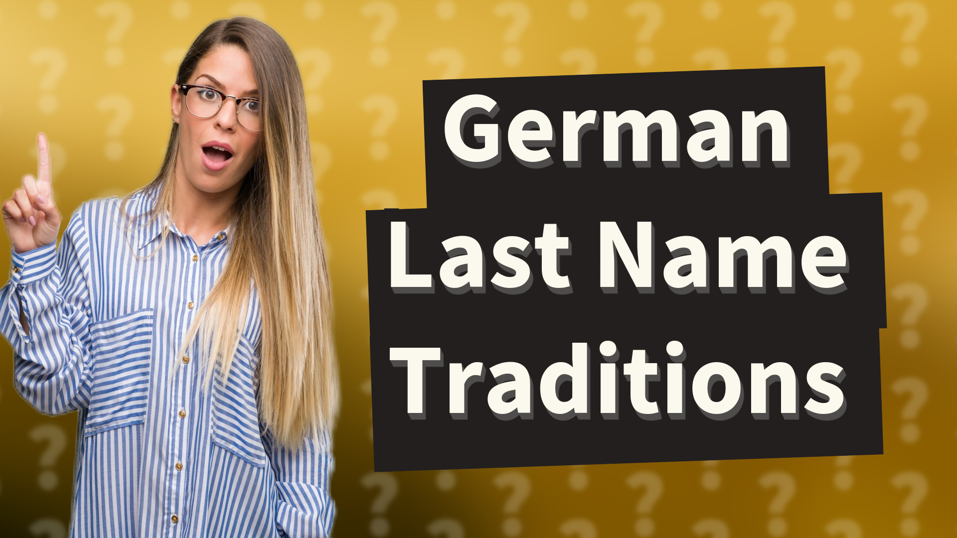 German Last Name Traditions