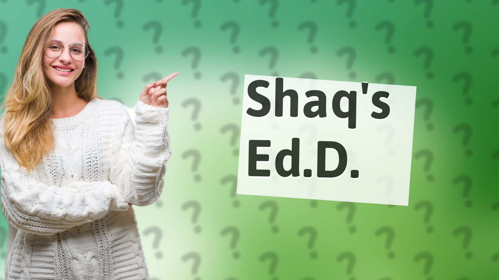 Shaq's Ed.D.