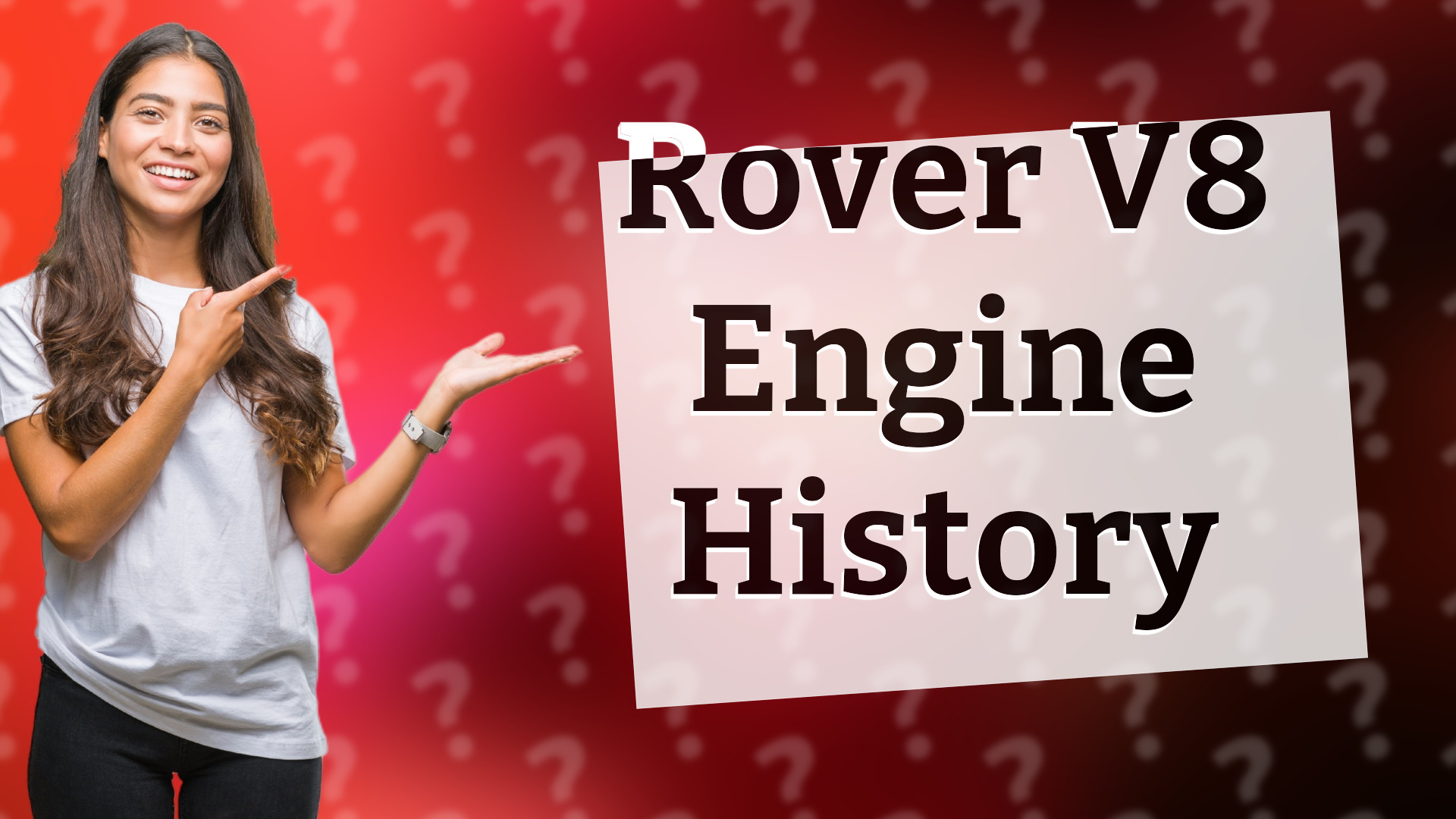 Rover V8 Engine History