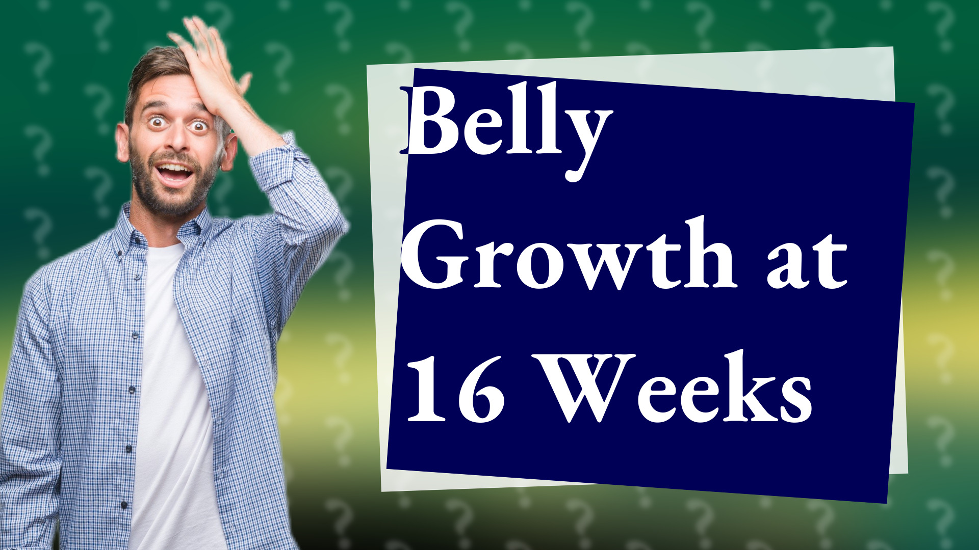 Belly Growth at 16 Weeks