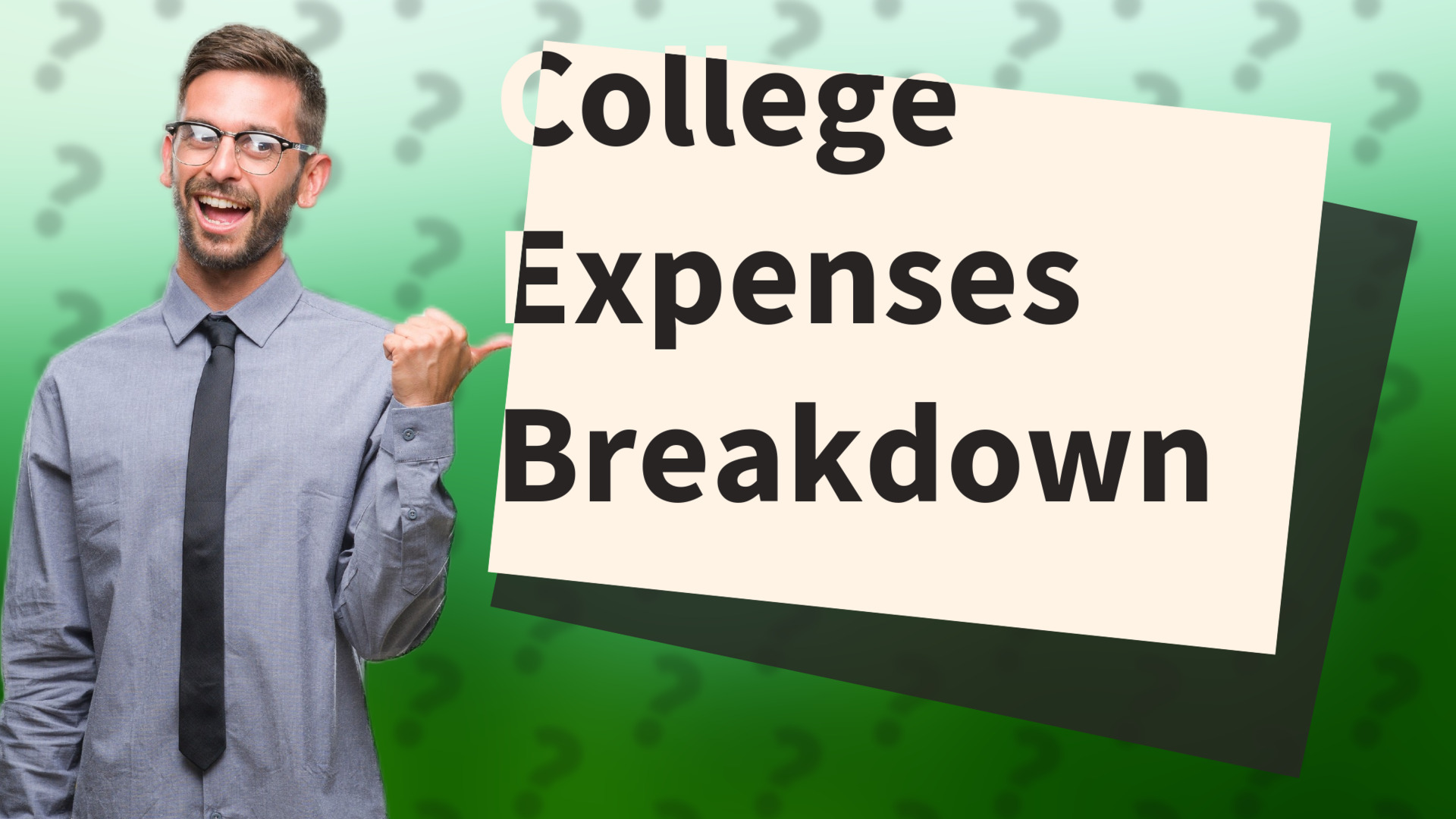 College Expenses Breakdown