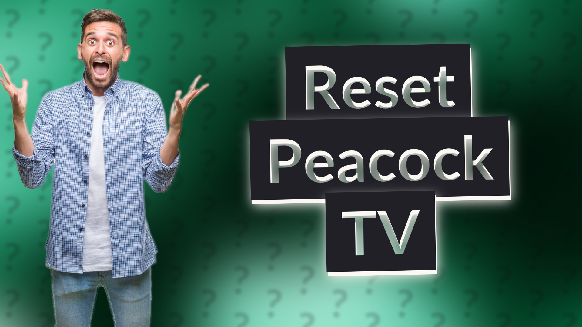 Reset Peacock TV