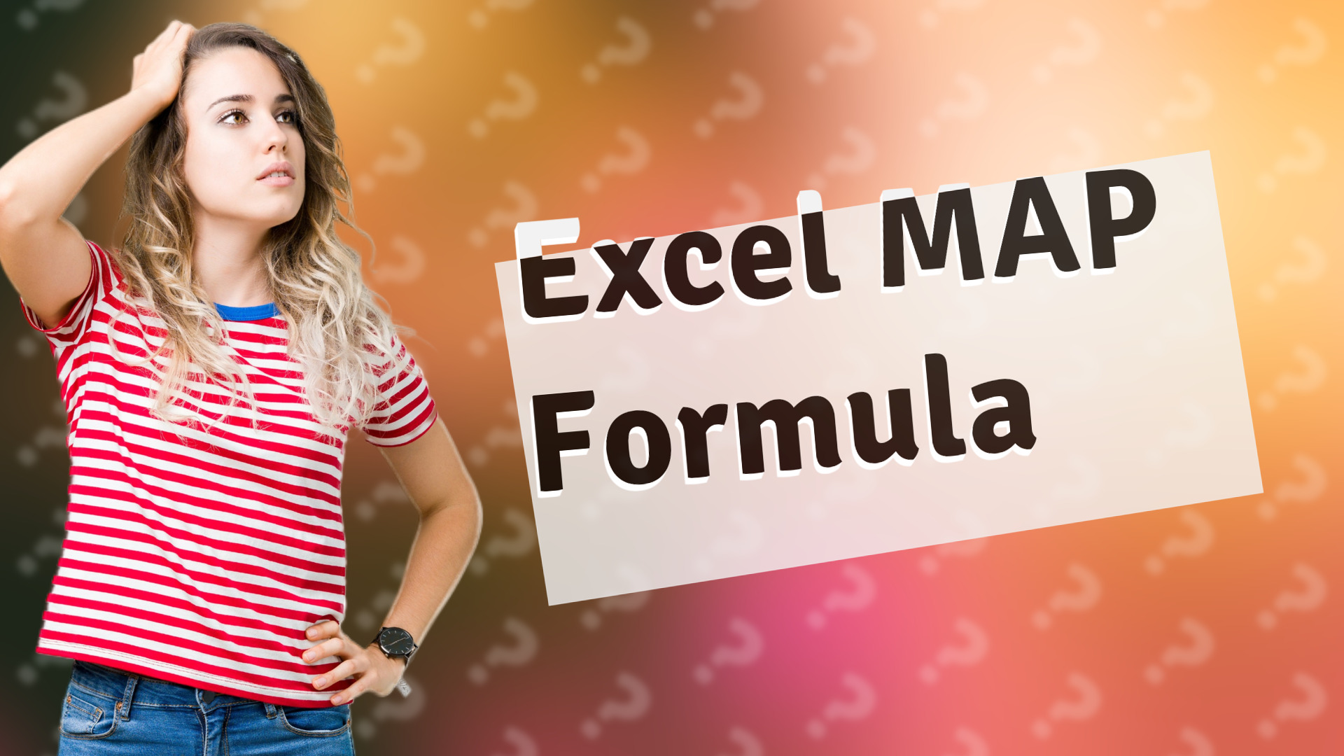 Excel MAP Formula
