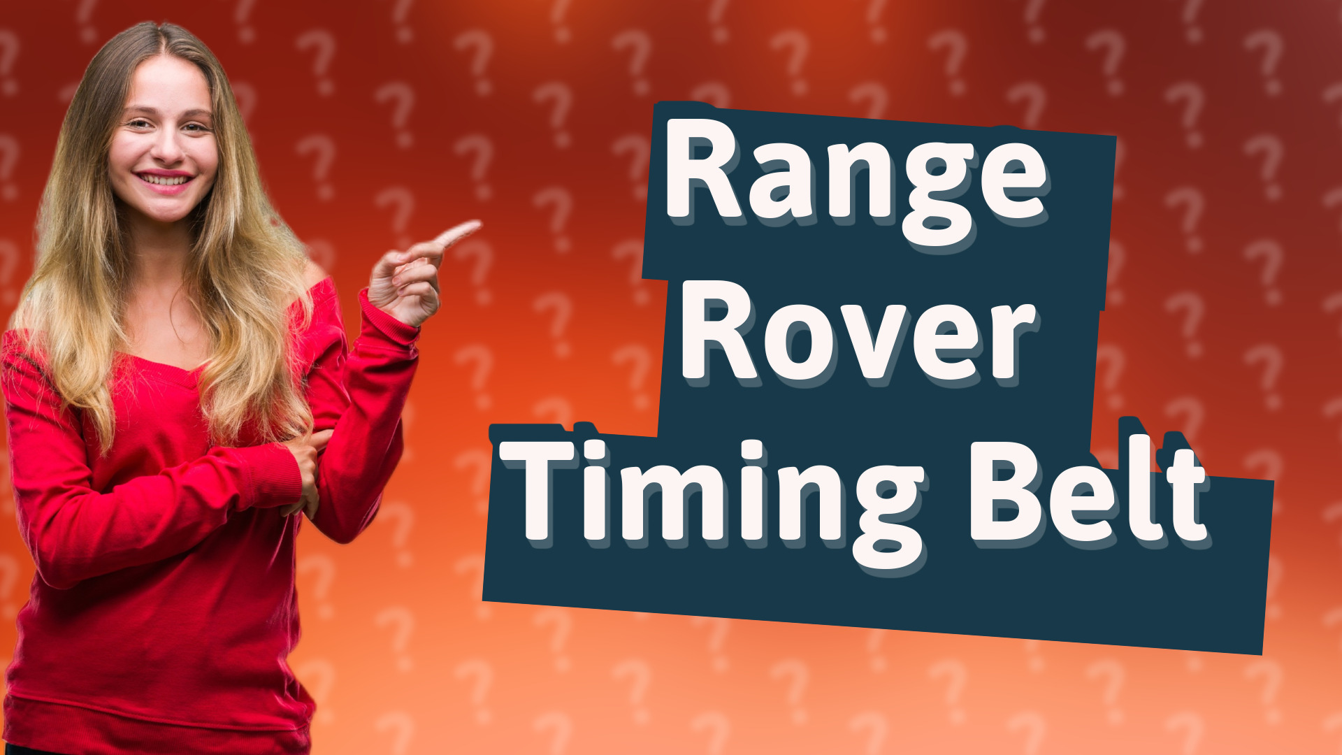 Range Rover Timing Belt