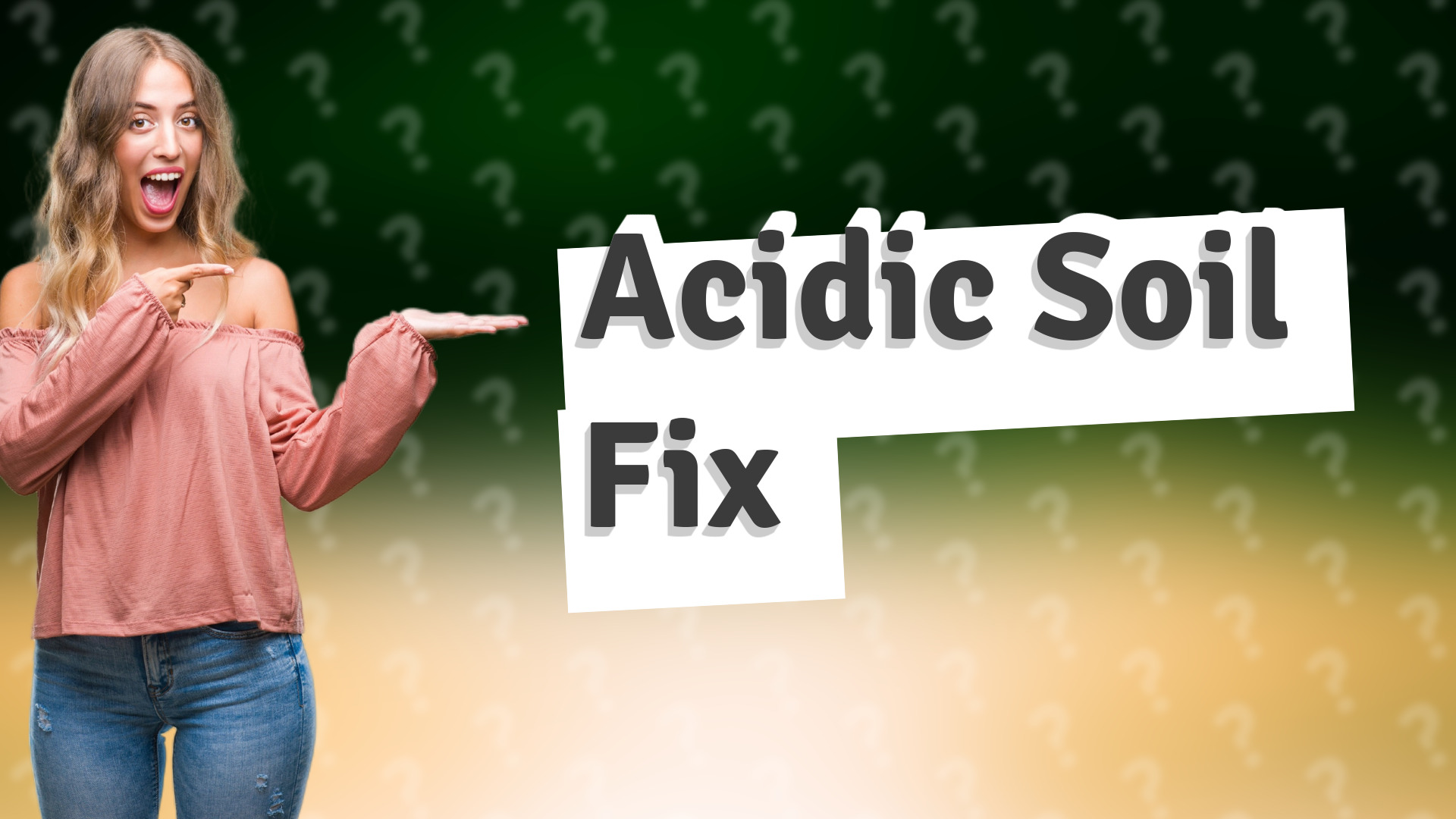 Acidic Soil Fix
