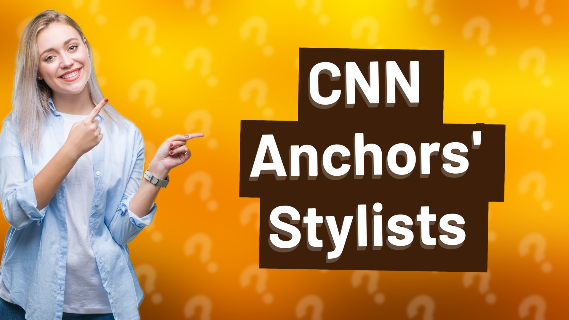 CNN Anchors' Stylists