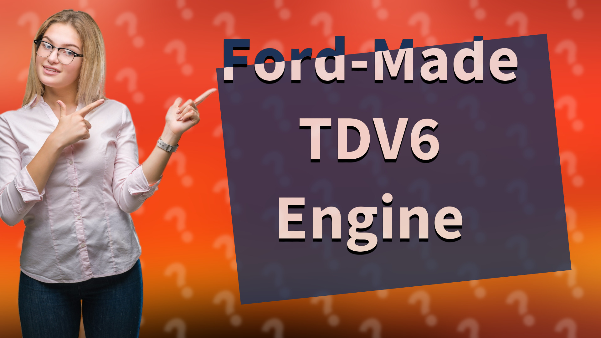 Ford-Made TDV6 Engine