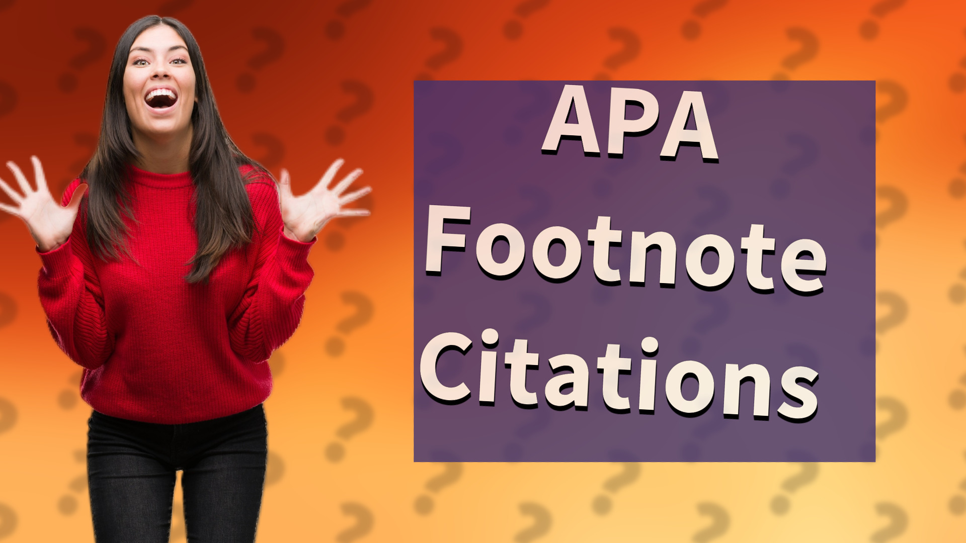 APA Footnote Citations