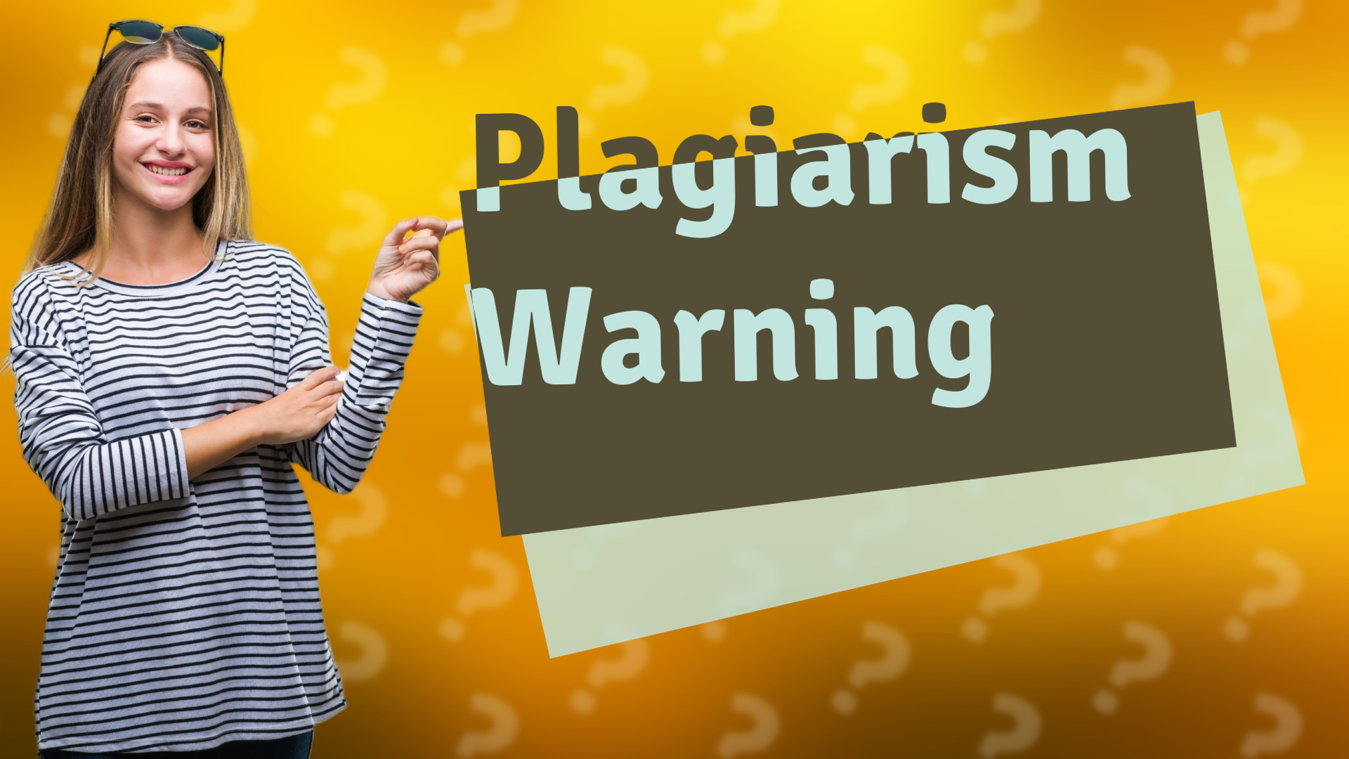 Plagiarism Warning