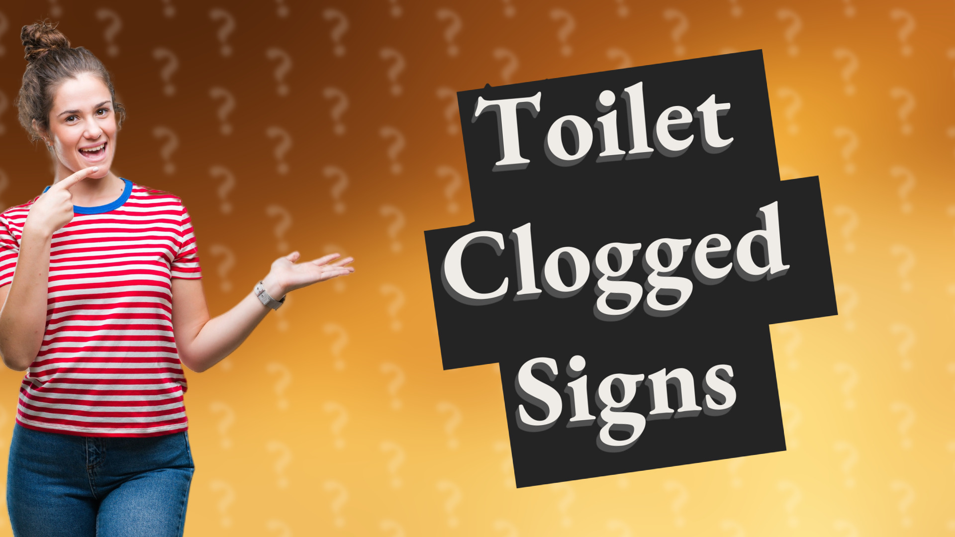Toilet Clogged Signs