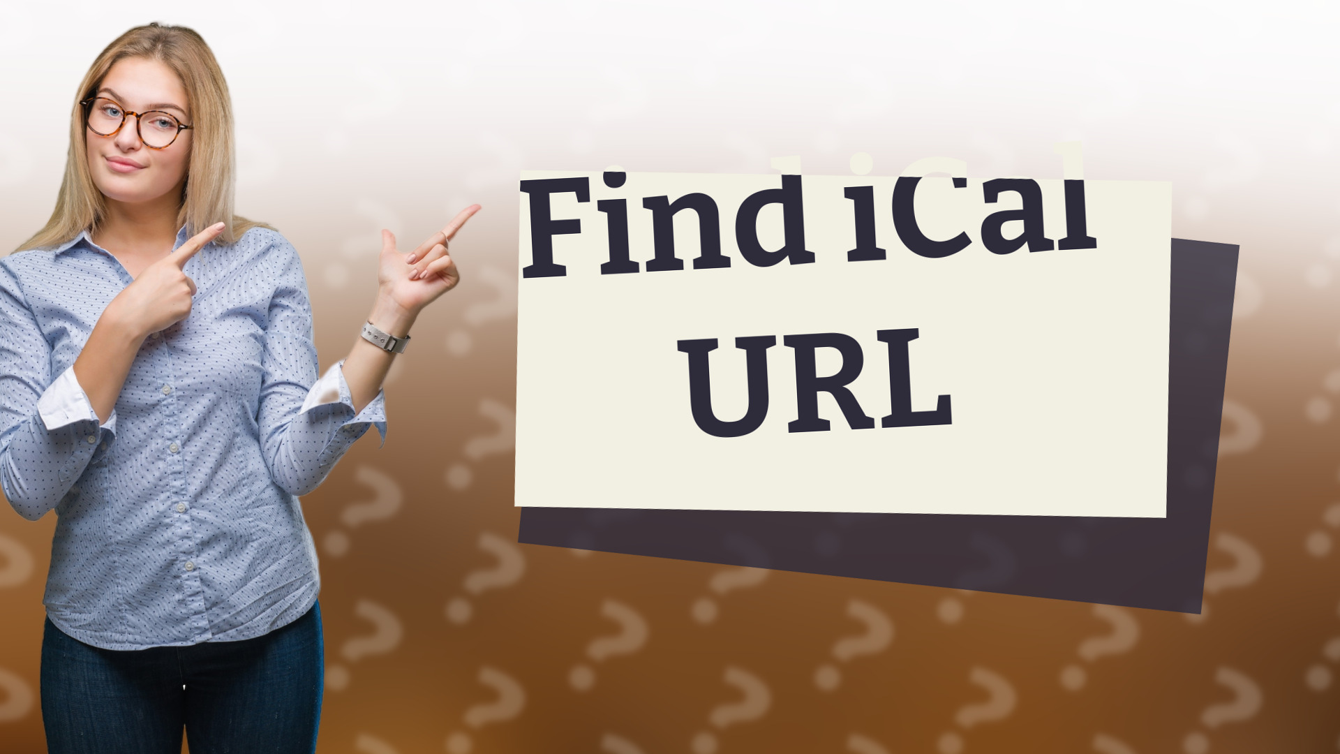 Find iCal URL