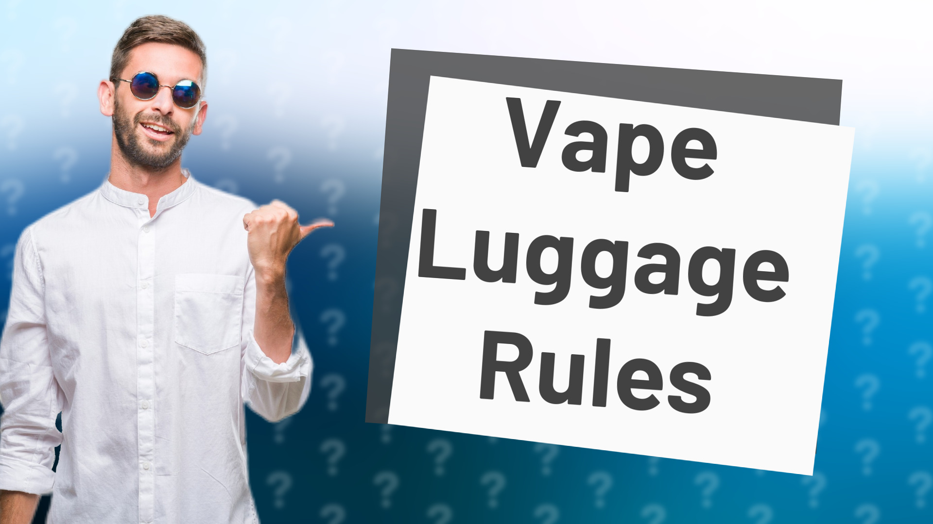 Vape Luggage Rules