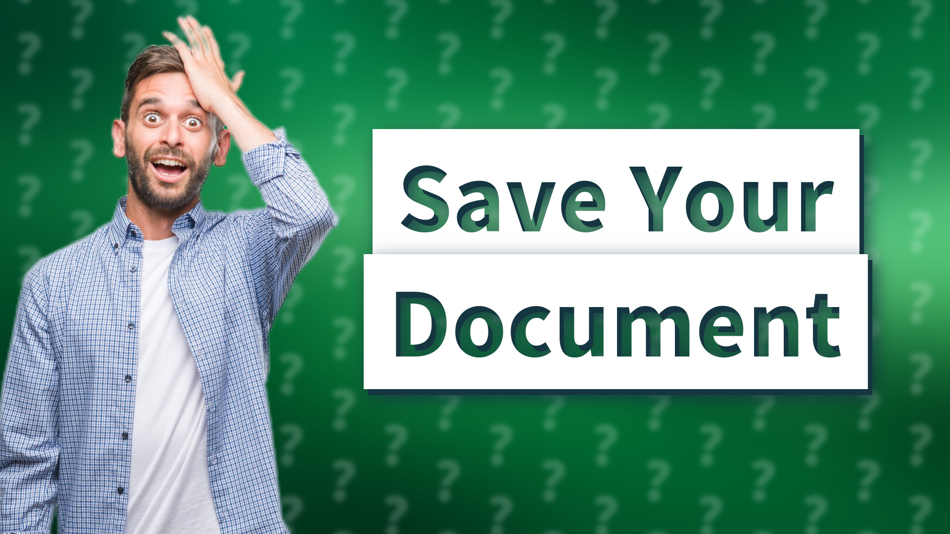Save Your Document
