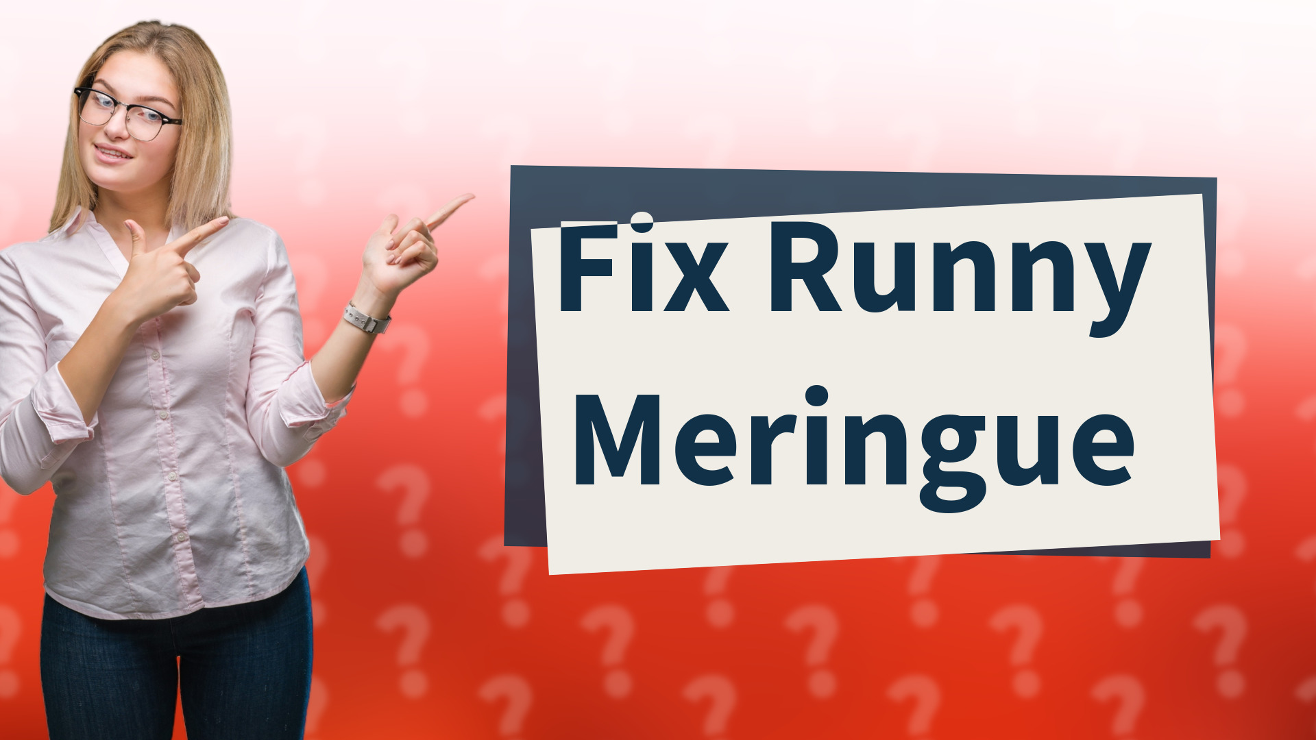Fix Runny Meringue